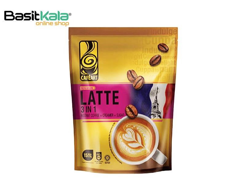 کافی میکس لاته 15 عددی 3 در 1 کافه آرت CAFEART